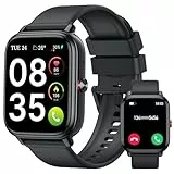 Smartwatch Damen Herren,1.83'HD Touchscreen, 20 Tage Akkulaufzeit, Fitnessuhr mit Pulsuhr Schlafmonito Schrittzähler, Bluetooth Anruffunktion, 112+ Sportmodi, IP68 Wasserdicht Sportuhr für iOS/Android