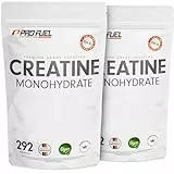 Creatin Pulver 2kg / 2000 g reines Creatin Monohydrat in mikronisierter Qualität - Kreatin Monohydrat optimal hochdosiert - Creatin-Pulver ohne Zusätze, 100% vegan, Vorrat für 584 Tage