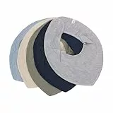 Pippi Babywear Halstücher - Baby Dreieckstücher/Lätzchen 5er Pack (Blue Fog)