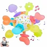 Greifball Für Babys Flüssigsilikon（LSR）Montessori Spielzeug Baby Zahnungshilfe -BPA Frei Beißspielzeug Baby Geschenk Für Babys Von 3-24 Monaten