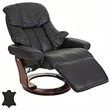Robas Lund Relaxsessel Calgary 2 Leder schwarz 64021SK5
