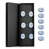 6 Stück Keramik Essstäbchen Ablagen mit Geschenkbox ,stäbchen Ablagen ,chopsticks holder schwarz Stäbchenhalter,Essstäbchen Halter für stäbchen,Chopsticks Shelves Stäbchenauflage