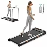 HBTower Walking Pad, Laufband für zuhause, Schreibtisch-Laufband für Home Office, 2 in 1 Tragbares Laufbands mit Fernbedienung, Walking Jogging Maschine mit LED Display