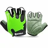 KONVINIT Fahrradhandschuhe Herren Sommer Halbfinger MTB Handschuhe,Radhandschuhe für Mountainbike/Rennrad,Fahrrad Handschuhe Freizeit Herren und Damen,Green XXL