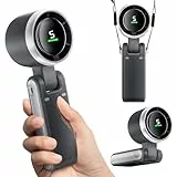 Tragbarer Mini-Handventilator, faltbar, leistungsstarker Wind-Turbo-Lüfter, 10.000 mAh Akku und 50.000 U/min Geschwindigkeit, USB-wiederaufladbarer persönlicher Ventilator mit 5 Geschwindigkeiten
