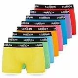 FM London Herren (4/8er-Pack) Boxershorts Hipsters, Neonfarben Sortiert (8er-Pack), 4XL