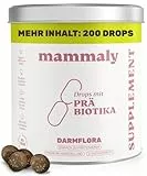 mammaly Probiotika-Drops für Hunde 340g - Verdauungssnacks für Magen Darmflora Aufbau (bei Durchfall, Sodbrennen & Gras fressen) Alternative-Leckerlie zu Heilerde, Kohletabletten als leckere Snacks