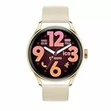 Ice-Watch - Ice smart 3.0-1.2 Gold Beige AMOLED GPS - Gold runde verbundene Uhr für Damen mit Silikonarmband - 025115 (1.20 Zoll)