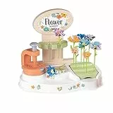 Smoby - Kreativ-Set Flower Market - Bastelset zur Herstellung von individuellen Stoff-Blumen und Blumensträußen, Spielzeug für Kinder von 3-7 Jahre