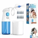 Ear Wax Removal Kit – Safe & Gentle, Reusable Silicone Spoon, Ohrenreiniger Ohrenschmalz Entferner, Qimic Ohrenschmalz Entfernungs Kit, Ohrreiniger, Sicherheit Ohrreiniger für Erwachsene Kinder