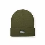 Oblack Mütze Herren Winter | Grün Damen Beanie Warme | Green Camo Wintermütze Strickmütze | Dehnbare Weiche Wollmütze mit Bündchen | Weich & Stretchy Atmungsaktiv Unisex Mütze
