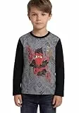 Kabooki LEGO® NINJAGO® Kinder Langarmshirt für Jungen und Mädchen | Weicher Single Jersey Stoff | Bequemes Alltags-Shirt mit Frontprint