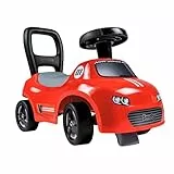 Smoby Mein erstes Auto – Rutscherfahrzeug für Kleinkinder – sicher und wendig – Rückenstütze und Staufach – ideal für Kinder ab 10 Monaten