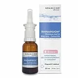 Rhinargion Nasenspray – Abschwellend und beruhigend – Granions® – Spray 20 ml – Mineralien – Kamille – Aloe Vera – ab 6 Monaten – französische Marke