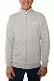 PUMA Sweatjacke Herren ohne Kapuze, Sportjacke, Trainingsjacke, Statement Deluxe Edition, Hellgrau, Größe M