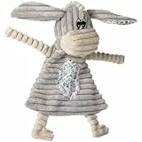HUNTER HUGGLY BLANKET DONKEY, Hundespielzeug, Plüsch, Kuscheldecke, Esel, 27 cm, grau
