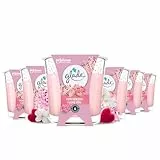 Glade Duft-Kerze im Glas, I Love You, bis zu 27 Stunden Brenndauer, 6er Pack (6 x 112g)