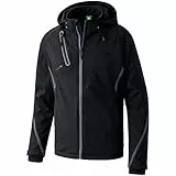 Erima Herren Softshelljacke Function (906201), schwarz/anthrazit, XL