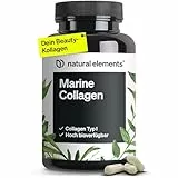 Marine Collagen – 180 Kapseln – 1.000mg hydrolisiertes Kollagen pro Tagesdosis – marines Typ-1-Kollagen – ohne unnötige Zussätze – in Deutschland entwickelt und geprüft