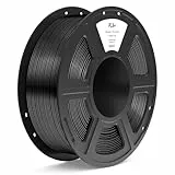 ELEGOO PLA+ Filament 1,75 mm Schwarz 1 kg, Hochfestes PLA Plus Filament-3D-Druckmaterialien, Maßgenauigkeit +/- 0,02 mm, 1-kg-Spule (2,2 lbs) für die Meisten 3D Printer