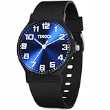 TENOCK Analoguhr für Kinder, Jungen und Mädchen, 30 m wasserdicht, Sportuhr für, gut lesbare Kinderuhr mit dünnem weichem Armband, für Kinder von 5 bis 15 Jahren, Geburtstagsgeschenk
