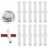 JUGUTA 12Er-Pack Mückenschutzgitter Für Fenster, Selbstklebendes Mückenschutzzubehör, Mückenschutzhalterungen, Einfache Installation