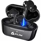 KLIM Pods V2 - NEU 2024 - Bluetooth 5.3 Kopfhörer in Ear - Hohe Klangqualität - ANC - Hervorragende Isolierung - Leichte und schnelle Kopplung - Lang anhaltende Batterie 24 h