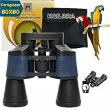 HQILRRA Ferngläser,Ferngläser für Erwachsene,Fernglas Erwachsene,Mit BAK4-Diamantlinse und FMC-Linse,Ideal für Outdoor Sportspiele Vogelbeobachtung Reisen Jagd Konzerte
