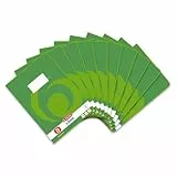 Herlitz Schulheft x.book A4, blanko, Lineatur 20, 16 Blatt, 10 Stück