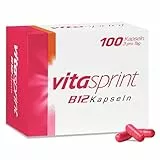 Vitamin B12 - Vitasprint B12 Kapseln, 100 St. - Mit Vitamin-B12 zur Besserung des Allgemeinbefindens, für mehr Energie und weniger Müdigkeit und Erschöpfung