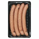 Food-United BRATWURST PREMIUM 300g Krakauer-Grill-Knacker-Würstchen bekannt als Prager Rost-Bratwürstchen mit Gewürzen und Knoblauch ideale Grillwurst für BBQ Grillen Barbecue (300g)