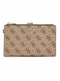 GUESS LAUREL II SLG DBL ZIP ORGNZR.LATTE LOGO U