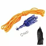 Akozon Boat Tector Komplettes Enterhakensystem-Set – Marine-Klappanker, 4-zackiger Seilhaken für Boote, Kajaks, Kanus und Segelboote