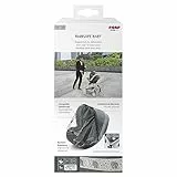 reer DesignLine RainSafe Regenschutz für Babyschale, gute Luftzirkulation, mit Reflektor-Elementen und Aufbewahrungstasche, Regenschutz für Babyschale - DesignLine