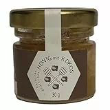 Nordbienchen® Honig 30g mit Kokosnuss – 100% Natur, Ohne Zusätze, Honig aus Deutschland, Perfekte Geschenkidee, Honey aus nachhaltiger Imkerei