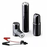 Auto Starthilfe Powerbank mit Luftkompressor, 12V - 500A Spitzenstrom, 38,4Wh Tragbare Auto Starthilfe für 6.0L Benzin- und 5.0L Dieselmotor und LED Taschenlampe