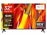 TCL 32V5C - 32“ Full HD Smart QLED Direct LED TV mit Android TV & HDR - Kompatibel mit Google Cast & Google Home, Schlankes Design