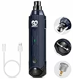 Casfuy Krallenschleifer für Hunde 6-Gang – Neuester Krallenschleifer für Haustiere, Superleise, Wiederaufladbare, Elektrische Krallenschere für Große, Mittelgroße und Kleine Hunde