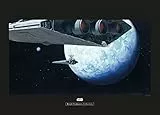Komar Star Wars Classic RMQ Hoth Orbit - Größe: 70 x 50 cm, Wandbild, Poster, Kunstdruck (ohne Rahmen)