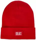 Oblack Beanie Mütze für Herren und Damen - Wintermütze (Red)