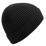 Beechfield Beanie Classic Strickmütze schwarz