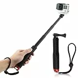 Wasserdichter Handstativ für GoPro, 49 cm, Teleskop-Selfie-Stick, wasserdicht, unter Wasser für GoPro Hero 13/12/11/10/9/8, für DJI Osmo Action 5 Pro/4/3, AKASO, für Insta360 Ace Pro