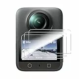Heioloo 3 Stück Panzerglas für DJI Osmo 360 Zubehör, DJI Osmo Schutzfolie, [9H Härte],[0.33mm], [Bläschenfrei], [Anti-Kratz], [Wasserdicht], [Ultra-klar]