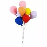TOYMYTOY 8 Stück 1/12 Puppenhaus Miniatur Schaum Ballons (Zufällige Farben und Formen)