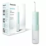 Panasonic EW-DJ4B-G Reise-Munddusche, Wiederaufladbare mit Ultraschalltechnologie, 150 ml Wassertank, Schnelles Aufladen in 1 Stunde