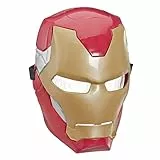Marvel Avengers Iron Man Elektronische Maske mit coolen Lichteffekten, für Rollenspiele als Tony Stark und als originelle Kostümidee, Rosso