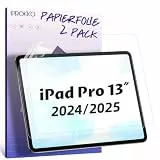 IPROKKO [2 Stück Papier Schutzfolie kompatibel für iPad Pro13 Zoll M4/M5 [2024/2025 7/8th Gen], Matte Like Paper Folie Displayschutz Papier Film Blendfreiem Screen Protector zum Zeichnen, Schreibe