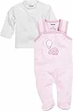 Schnizler Unisex Baby Strampler-set Interlock Elefant 813021, 14 - Rosa, 68