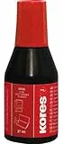 Kores SF71328 Stempelfarbe, Inhalt: 27 ml, rot