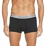 Emporio Armani Herren Mens Basic - Essential Core Logoband 3-pack Boxer Retroshorts, Schwarz, XL EU